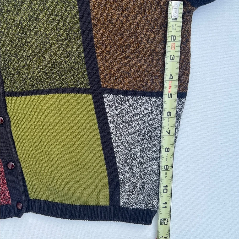 🍱Vtg 90s Basco cardigan sweater🍱 - Picture 6 of 8